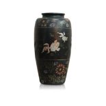 JAPANESE LACQUERED VASE