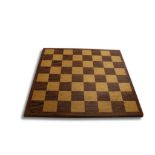 MAHOGANY AND SATINWOOD GAMES BOARD