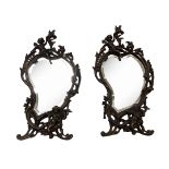PAIR OF ART NOUVEAU STYLE TABLE MIRRORS