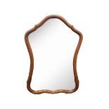 MAHOGANY FRAMED WALL MIRROR