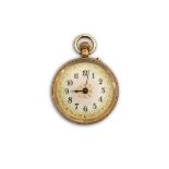 LADIES VICTORIAN 18CT GOLD POCKET WATCH