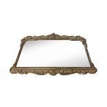 VICTORIAN STYLE OVER MANTLE MIRROR