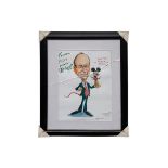 COLOURED CARICATURE PRINT