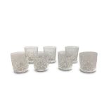 SET OF FOUR CRYSTAL WHISKEY GLASSES