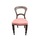 VICTORIAN MAHOGANY SINGLE CHAIR