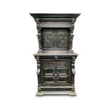 VICTORIAN GOTHIC REVIVAL STYLE HALL CABINET