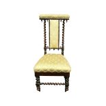 VICTORIAN PRIE DIEU CHAIR