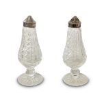 PAIR OF WATERFORD CRYSTAL CONDIMENTS