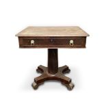 GEORGIAN MAHOGANY SIDE TABLE