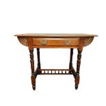 EDWARDIAN MAHOGANY WRITING TABLE