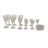 SET OF SIX WATERFORD CRYSTAL LIQUEUR GLASSES