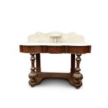VICTORIAN MARBLE TOP WASH STAND