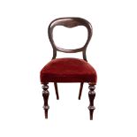 VICTORIAN MAHOGNAY SINGLE CHAIR