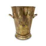 TALL SILVER PLATED CHAMPAGNE BUCKET