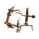 TWO VICTORIAN BOTTLING PRESSES