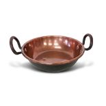 119TH CENTURY HEAVY COPPER PRESERVE PAN