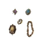 SELECTION OF VICTORIAN AND OTHER JEWELLERY