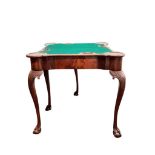 GEORGE III MAHOGANY CARD TABLE