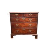 VICTORIAN MAHOGANY CHEST OF DRAWERS