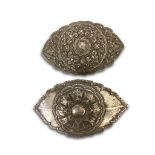 19TH CENTURY CHINESE SILVER BELT BUCKLES