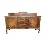 VICTORIAN MAHOGANY CHIPPENDALE STYLE SIDEBOARD