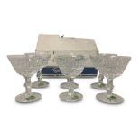 SET OF SIX WATERFORD CRYSTAL COCKTAIL GLASSES