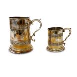 LARGE PLATED TANKARD