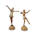 TWO ART DECO FIGURES