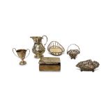 SELECTION OF SILVER AND SILVER PLATE