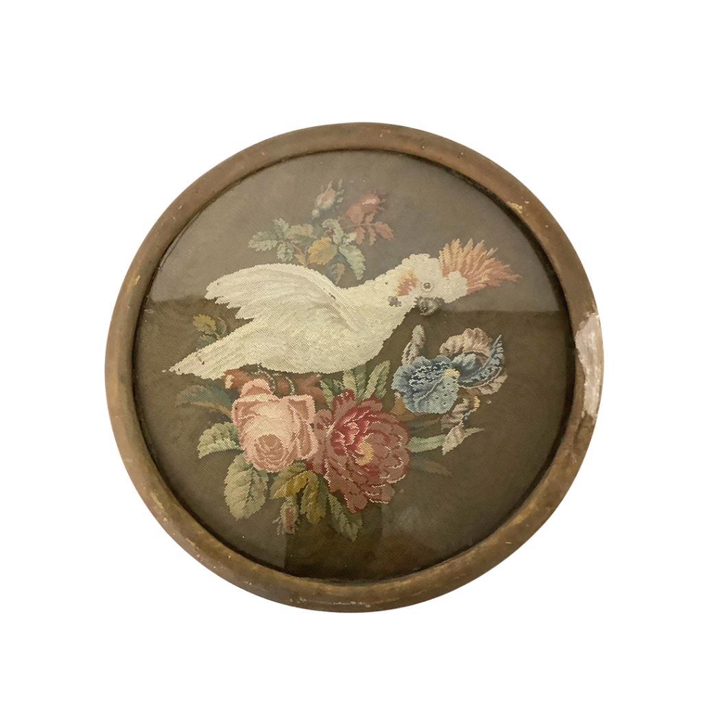 PAIR OF VICTORIAN NEEDLEWORK PICTURES