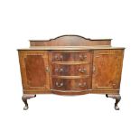 MAHOGANY QUEEN ANNE STYLE SIDEBOARD