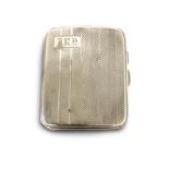 ENGLISH SILVER CIGARETTE CASE BIRMINGHAM