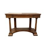 WILLIAM IV MAHOGANY HALL TABLE