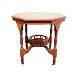LATE VICTORIAN MAHOGANY OCCASIONAL TABLE