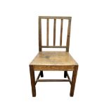 GEORGIAN OAK KITCHEN CHAIR