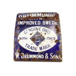 LARGE EARLY 20TH CENTURY ENAMEL ADVERTISING SIGN