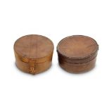 VINTAGE LEATHER COLLAR BOXES