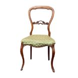 VICTORIAN MAHOGANY DINING CHAIR