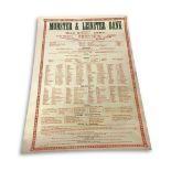 VINTAGE MUNSTER &AMP; LEINSTER BANK POSTER