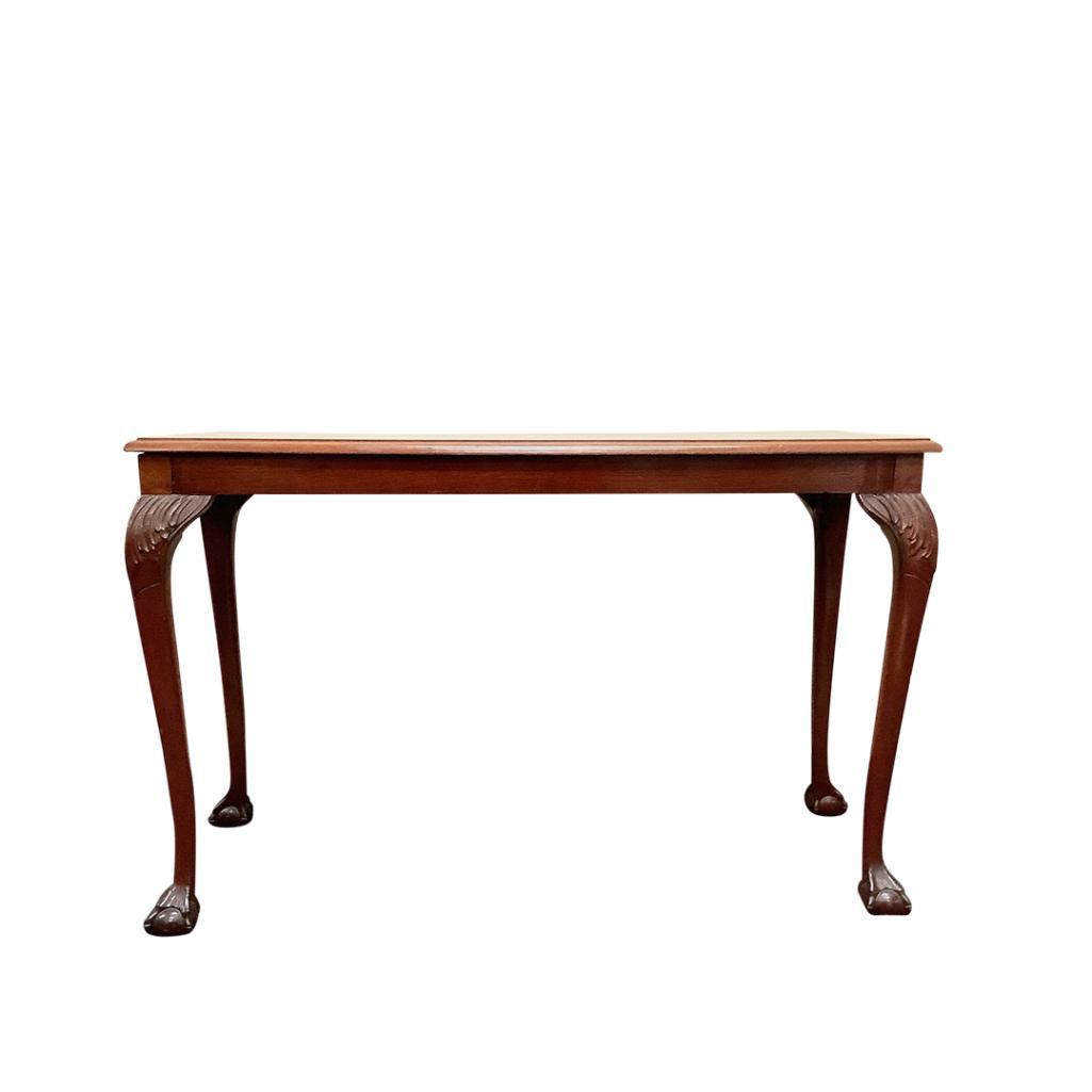 CHIPPENDALE STYLE MAHOGANY HALL TABLE