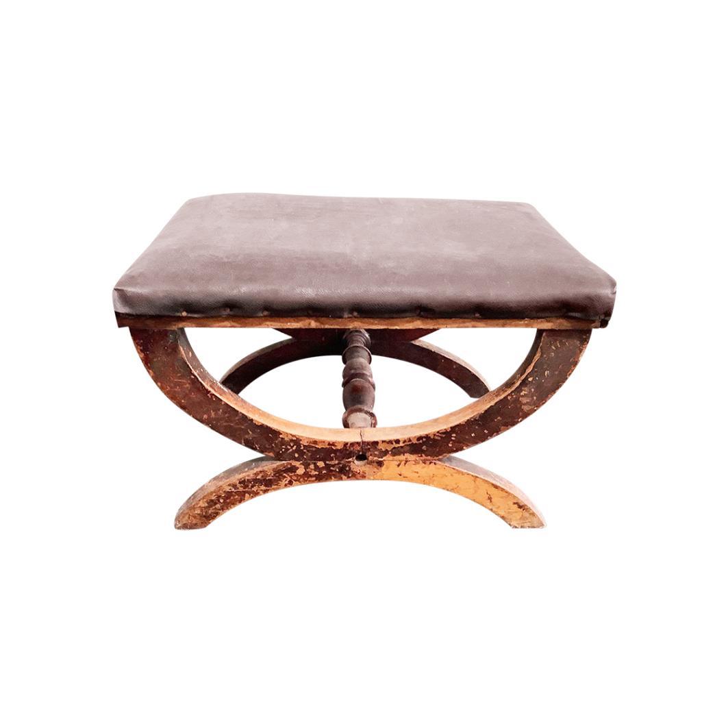 VICTORIAN LOW STOOL