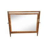 MAHOGANY INLAID DRESSING TABLE MIRROR