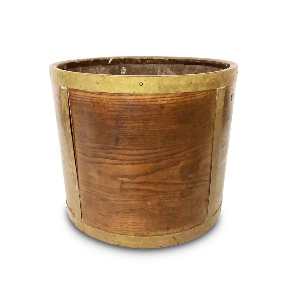 19TH CENTURY OAK FUEL BIN