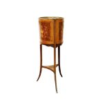 EDWARDIAN INLAID MAHOGANY JARDINIERE