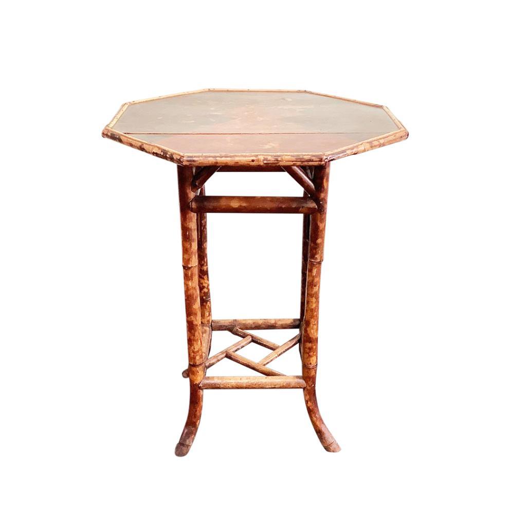 LATE VICTORIAN BAMBOO OCCASIONAL TABLE