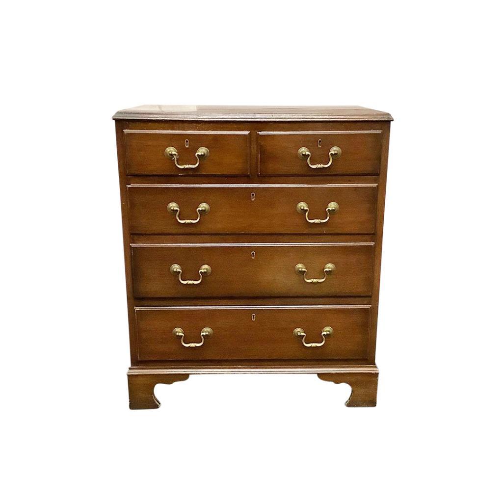 EDWARDIAN MAHOGANY BACHELORS CHEST