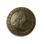 U.K. GEORGE III CART WHEEL TWO PENCE 1797