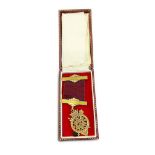 9CT GOLD MASONIC GOLD CHAPTER MEDAL