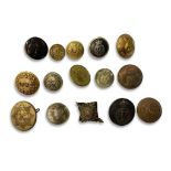 INTERESTING COLLECTION OF IRISH AND ENGLISH REGIMENTAL BUTTONS