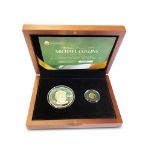 CENTRAL BANK SERIES MICHAEL COLLINS GOLD AND SILVER TWO COIN PROOF SET